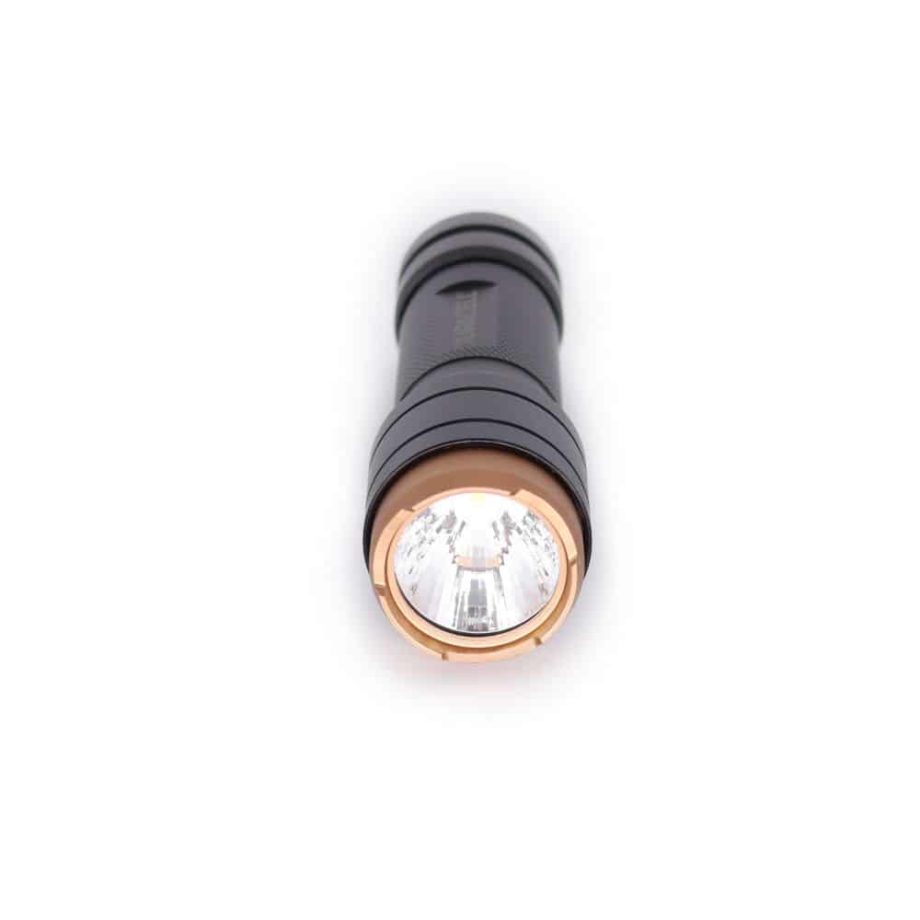 250-Lumen-Aluminium-Taschenlampe Vorderansicht