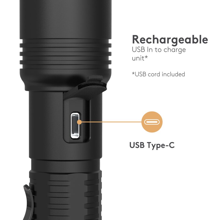 Duracell 2000 Lumen Aluminum Flashlight