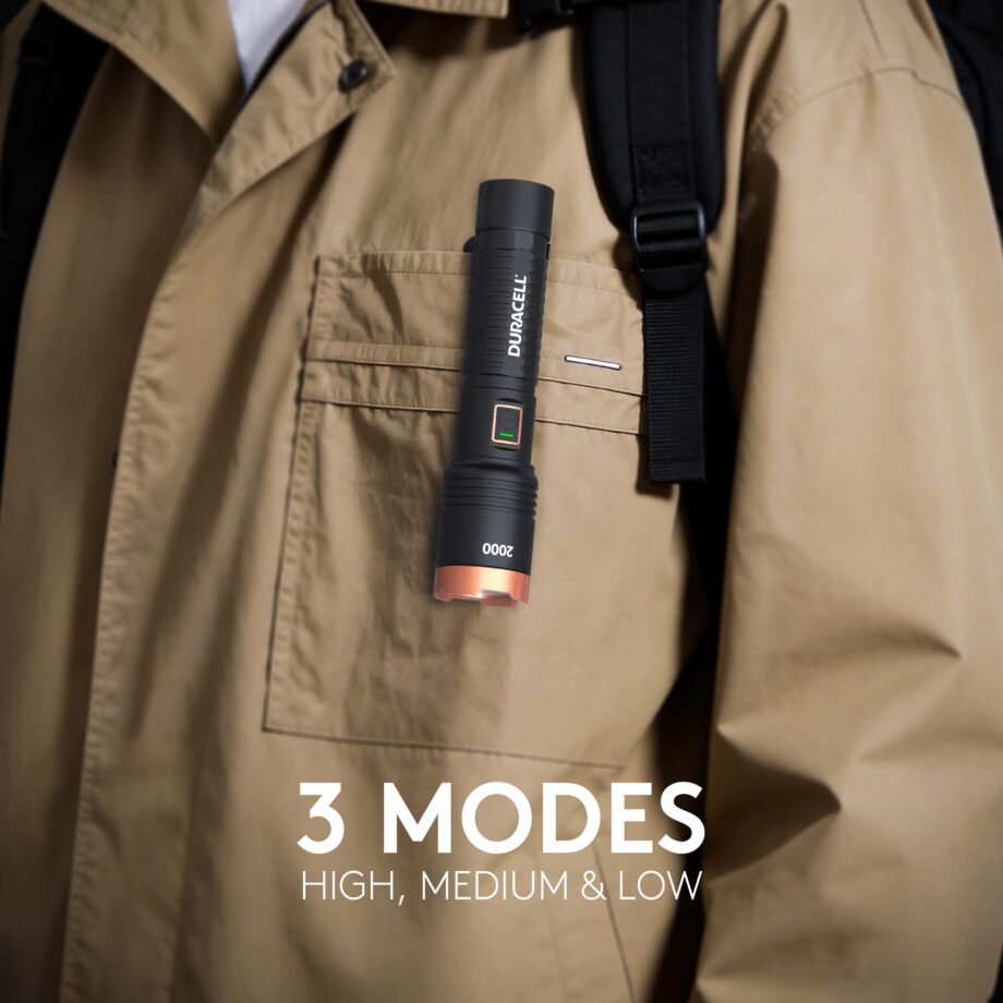 Duracell 2000 Lumen Aluminum Flashlight