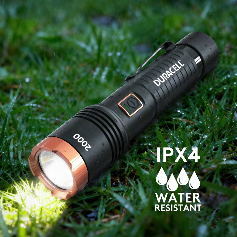 Duracell 2000 Lumen Aluminum Flashlight